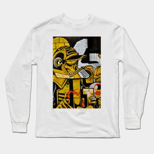 Street Art Graffiti Digbeth Birmingham UK Long Sleeve T-Shirt